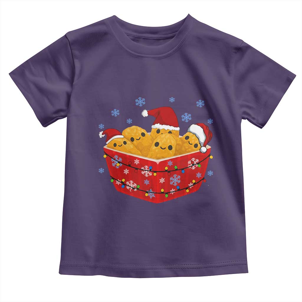 Christmas Chicken Nuggets Toddler T Shirt Funny Food Lover Gift - Wonder Print Shop