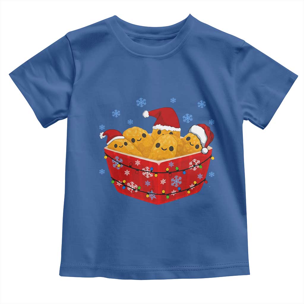 Christmas Chicken Nuggets Toddler T Shirt Funny Food Lover Gift - Wonder Print Shop