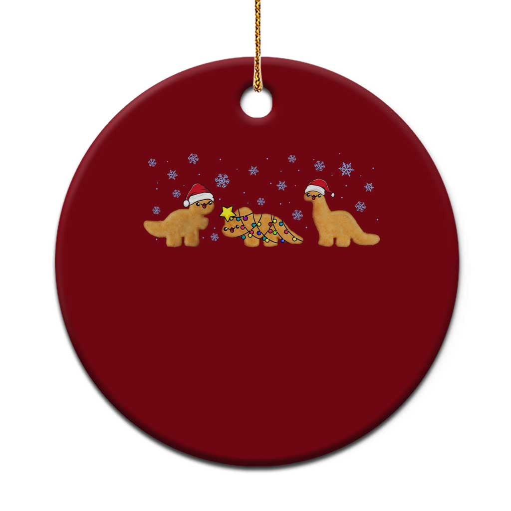 Chicken Nugget Lover Ceramic Ornament Xmas Holiday Gift - Wonder Print Shop