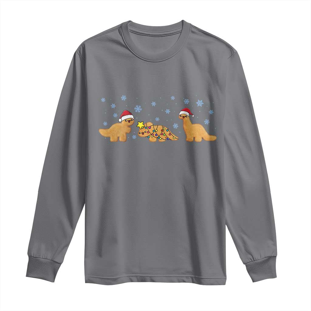 Chicken Nugget Lover Long Sleeve Shirt Christmas Holiday Gift - Wonder Print Shop
