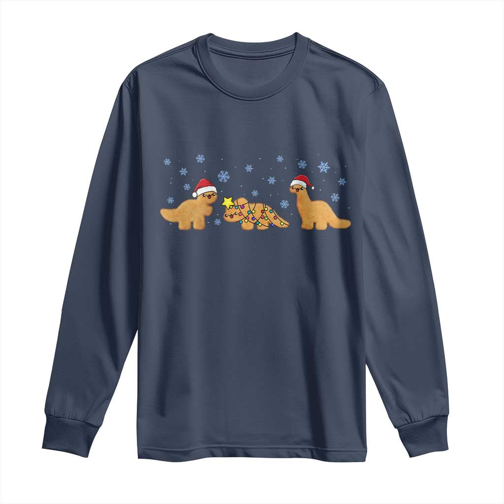 Chicken Nugget Lover Long Sleeve Shirt Christmas Holiday Gift - Wonder Print Shop
