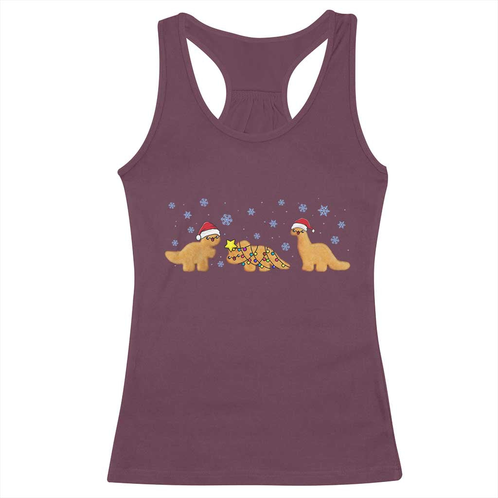 Chicken Nugget Lover Racerback Tank Top Christmas Holiday Gift - Wonder Print Shop