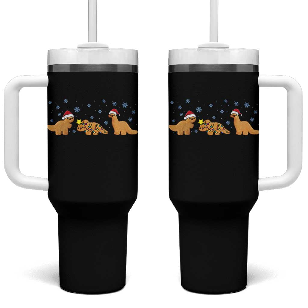 Chicken Nugget Lover Tumbler With Handle Christmas Holiday Gift