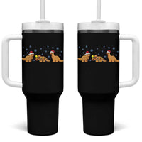 Chicken Nugget Lover Tumbler With Handle Christmas Holiday Gift