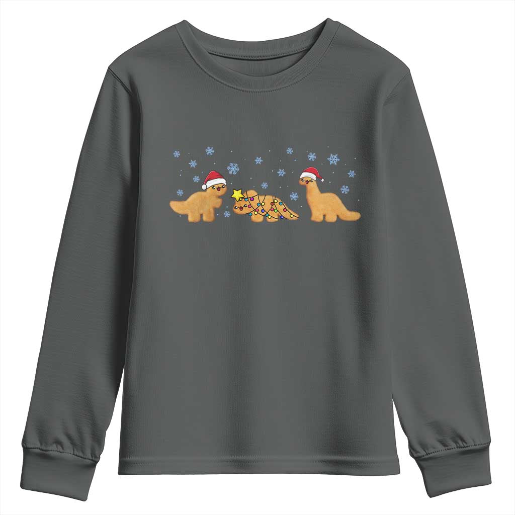 Chicken Nugget Lover Youth Sweatshirt Christmas Holiday Gift - Wonder Print Shop