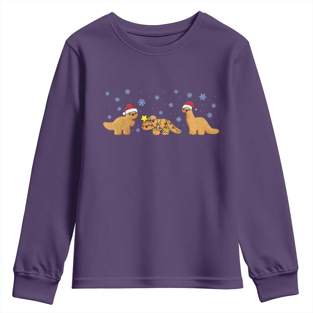Chicken Nugget Lover Youth Sweatshirt Christmas Holiday Gift - Wonder Print Shop