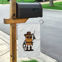 Cowboy Chicken Nugget Garden Flag Funny Food Gift - Wonder Print Shop