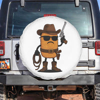 Cowboy Chicken Nugget Spare Tire Cover Funny Food Gift - Wonder Print Shop
