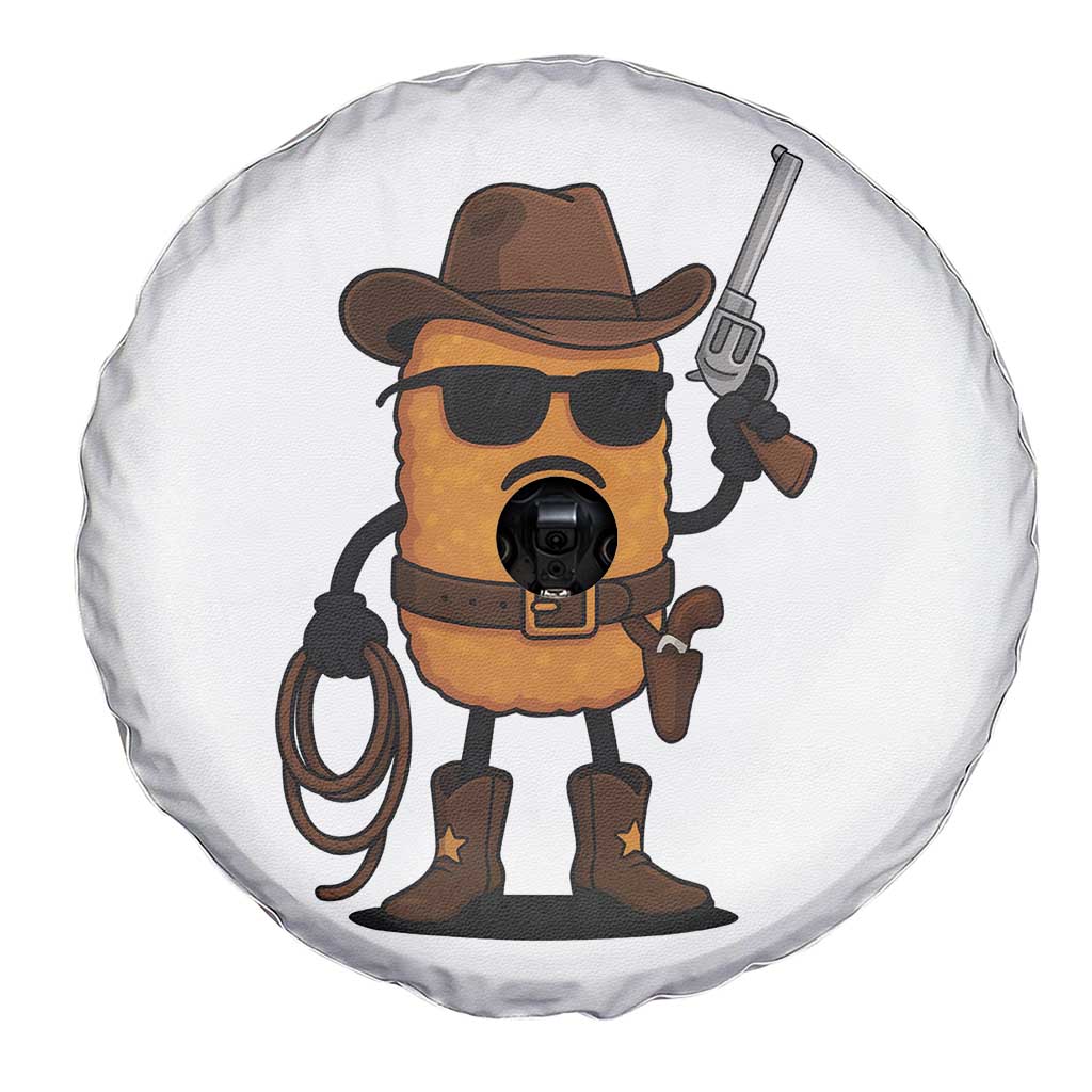 Cowboy Chicken Nugget Spare Tire Cover Funny Food Gift - Wonder Print Shop