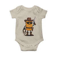 Cowboy Chicken Nugget Baby Onesie Funny Food Gift - Wonder Print Shop