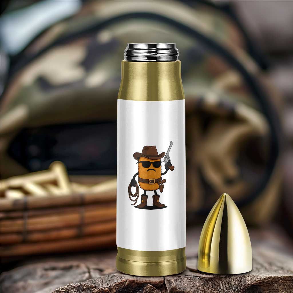 Cowboy Chicken Nugget Bullet Tumbler Funny Food Gift