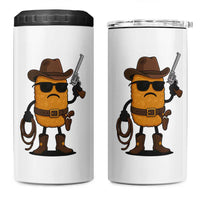 Cowboy Chicken Nugget 4 in 1 Can Cooler Tumbler Funny Food Gift