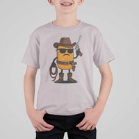 Cowboy Chicken Nugget T Shirt For Kid Funny Food Gift - Wonder Print Shop