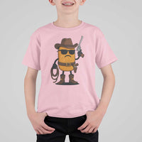 Cowboy Chicken Nugget T Shirt For Kid Funny Food Gift - Wonder Print Shop