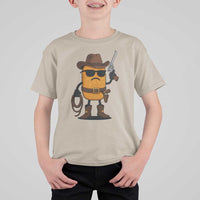 Cowboy Chicken Nugget T Shirt For Kid Funny Food Gift - Wonder Print Shop