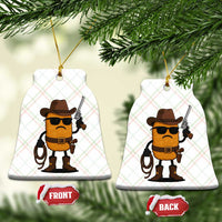 Cowboy Chicken Nugget Ceramic Ornament Funny Food Gift - Wonder Print Shop