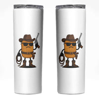 Cowboy Chicken Nugget Skinny Tumbler Funny Food Gift