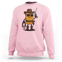 Cowboy Chicken Nugget Sweatshirt Funny Food Gift - Wonder Print Shop