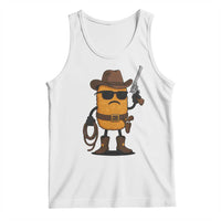 Cowboy Chicken Nugget Tank Top Funny Food Gift - Wonder Print Shop