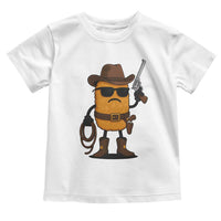 Cowboy Chicken Nugget Toddler T Shirt Funny Food Gift - Wonder Print Shop