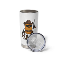 Cowboy Chicken Nugget Tumbler Cup Funny Food Gift