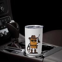 Cowboy Chicken Nugget Tumbler Cup Funny Food Gift