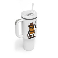 Cowboy Chicken Nugget Tumbler With Handle Funny Food Gift