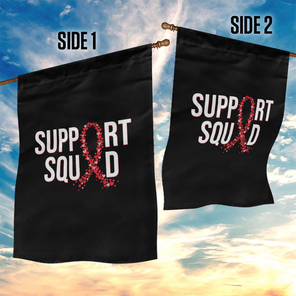 HIV AIDS Awareness Fighter Garden Flag Support Squad Gift - Wonder Print Shop