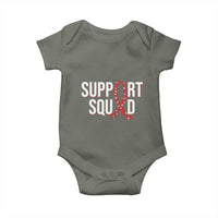HIV AIDS Awareness Fighter Baby Onesie Support Squad Gift - Wonder Print Shop