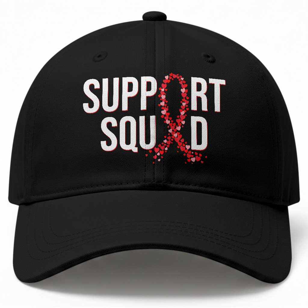 HIV AIDS Awareness Fighter Baseball Cap Support Squad Gift