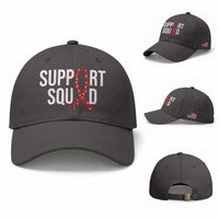 HIV AIDS Awareness Fighter Baseball Cap Support Squad Gift