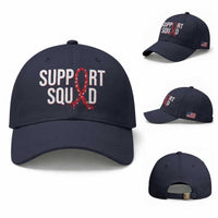 HIV AIDS Awareness Fighter Baseball Cap Support Squad Gift
