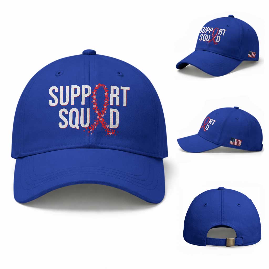 HIV AIDS Awareness Fighter Baseball Cap Support Squad Gift