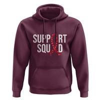 HIV AIDS Awareness Fighter Hoodie Support Squad Gift - Wonder Print Shop