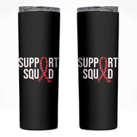 HIV AIDS Awareness Fighter Skinny Tumbler Support Squad Gift - Wonder Print Shop