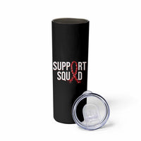 HIV AIDS Awareness Fighter Skinny Tumbler Support Squad Gift - Wonder Print Shop