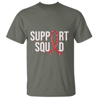 HIV AIDS Awareness Fighter T Shirt Support Squad Gift - Wonder Print Shop
