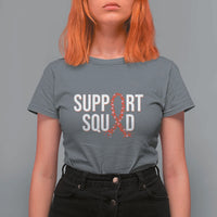 HIV AIDS Awareness Fighter T Shirt For Women Support Squad Gift - Wonder Print Shop