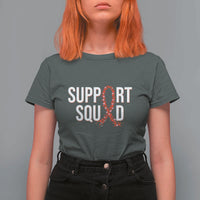 HIV AIDS Awareness Fighter T Shirt For Women Support Squad Gift - Wonder Print Shop