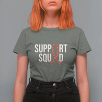 HIV AIDS Awareness Fighter T Shirt For Women Support Squad Gift - Wonder Print Shop