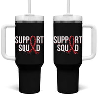 HIV AIDS Awareness Fighter Tumbler With Handle Support Squad Gift - Wonder Print Shop