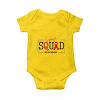 Support Squad Red Ribbon HIV AIDS Awareness Month Gift Baby Onesie - Wonder Print Shop