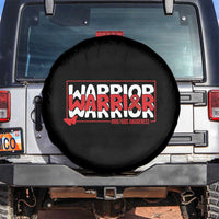 HIV Awareness Warrior Spare Tire Cover Red Ribbon Fighter Gift - Wonder Print Shop