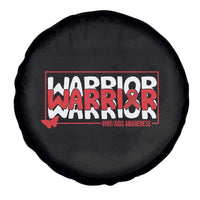 HIV Awareness Warrior Spare Tire Cover Red Ribbon Fighter Gift - Wonder Print Shop
