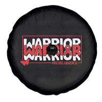 HIV Awareness Warrior Spare Tire Cover Red Ribbon Fighter Gift - Wonder Print Shop