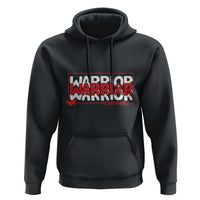 HIV Awareness Warrior Hoodie Red Ribbon Fighter Gift - Wonder Print Shop