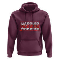 HIV Awareness Warrior Hoodie Red Ribbon Fighter Gift - Wonder Print Shop