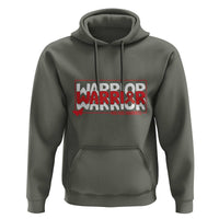 HIV Awareness Warrior Hoodie Red Ribbon Fighter Gift - Wonder Print Shop