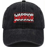 HIV Awareness Warrior Washed Cotton Baseball Cap Red Ribbon Fighter Gift