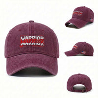 HIV Awareness Warrior Washed Cotton Baseball Cap Red Ribbon Fighter Gift